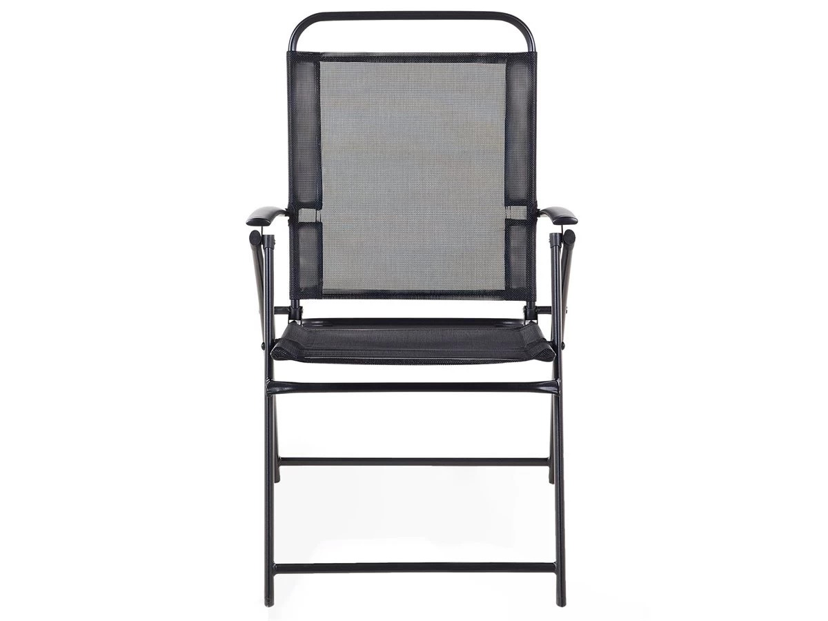 Conjunto De Jardín En Acero Negro Con 6 Sillas LIVO 12 Conjunto De Jardín En Acero Negro Con 6 Sillas LIVO - Imagen 10