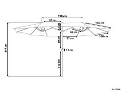 Sombrilla De Jardín Con Doble Toldo Gris Beige 460 Cm SIBILLA 16 Sombrilla De Jardín Con Doble Toldo Gris Beige 460 Cm SIBILLA -Tienda de muebles de jardín 01fc139ec4a31eb7dae2a1785ddf8cc9db914f21 fc08870054494ec38c9768e6ef752ab0