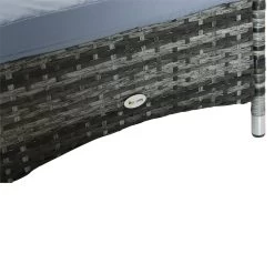 Outsunny Conjunto De 2 Tumbonas De Ratán De Jardín Chaise Longue Con Respaldo Ajustable En 5 Posiciones Cojines Acolchados Reposacabezas Y 2 Ruedas 200x73x72-103 Cm Gris -Tienda de muebles de jardín 0226638fd6b694c7ed3416e71500437248e3e780 5fae353fc8f449a09008cb54d4e94322