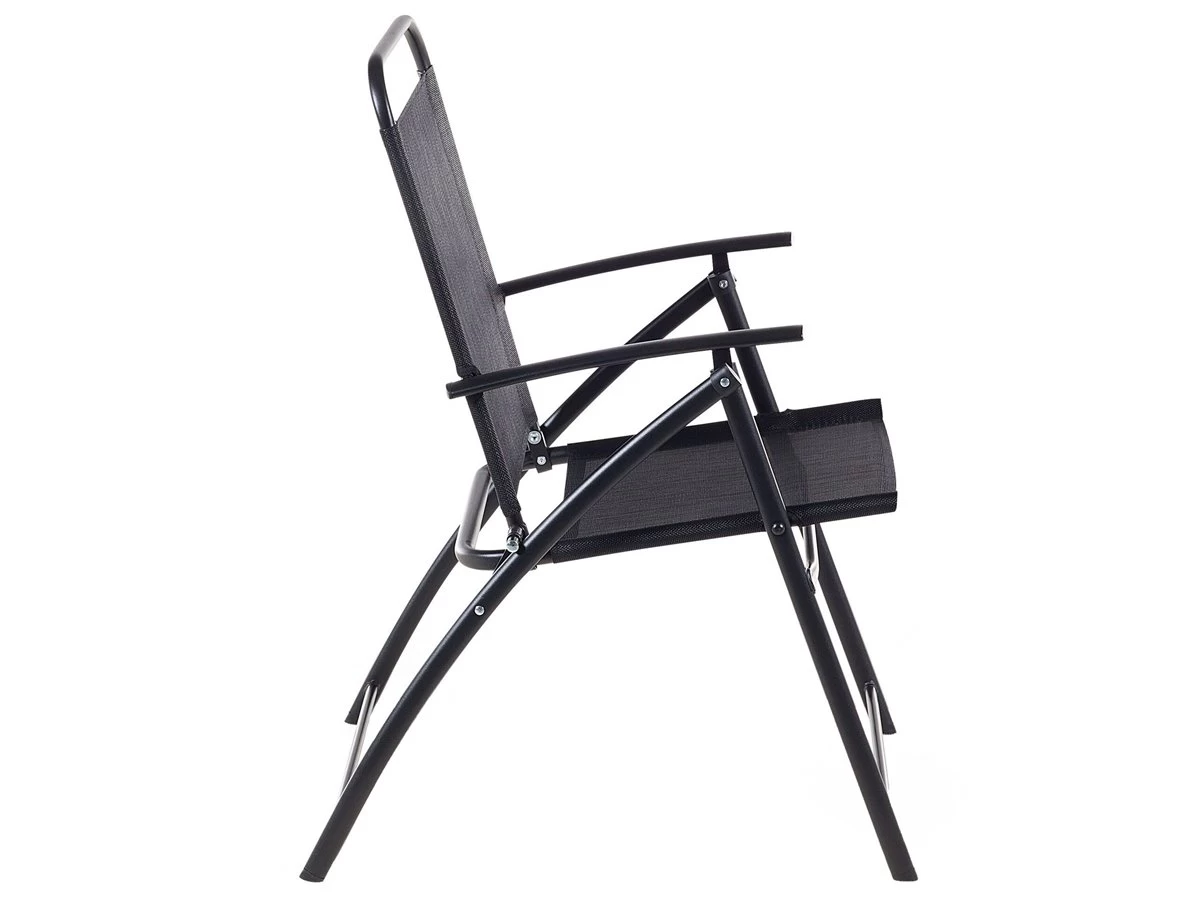 Conjunto De Jardín En Acero Negro Con 6 Sillas LIVO 13 Conjunto De Jardín En Acero Negro Con 6 Sillas LIVO - Imagen 11