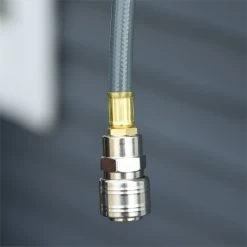 DURHAND Carrete De Manguera De Aire Comprimido Automático De 15 M Conector De 1/4'' BSP Con Soporte Para Pared Giratorio 180° Diámetro Interno 3/8'' (9,5x15 Mm) Gris -Tienda de muebles de jardín 02fe9ecc3df27a253c41c94f61ceb96ecc13458d 832fdb365ee14e129919762cfde961ac