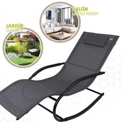 Silla Tumbona Mecedora De Jardín Antracita Con Cojín Aktive 12 Silla Tumbona Mecedora De Jardín Antracita Con Cojín Aktive -Tienda de muebles de jardín 049f27fe01f8ab57ed02ba33f30fcae5b7090fd0 ebd257b98f8c4205a2e650607d7672a6