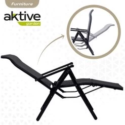 Tumbona Plegable Aluminio De Jardín Aktive -Tienda de muebles de jardín 04fa382ca9d6de4edbd4e04091aaaada10fd73c1 30aeadb3e8dc48b2852c12d77814e014