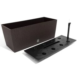 Prosperplast Jardinera Rato 30 Litros Con Riego En Color Chocolate 60 X 25 X 24 Cm -Tienda de muebles de jardín 04fab10ef9eff36a2e490e930505236a50501440 ced8da48933a49cb88567eaaddc9d3fb