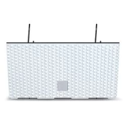 Prosperplast Jardinera Para Balcón Rato Case W , Dimensiones (Mm) 395X185X195, Color Blanco