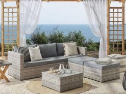 Conjunto De Sala De Estar 5 Plazas De Ratán Gris Pardo Izquierdo SABBIA -Tienda de muebles de jardín 094d8ae0c444cef0d886f0c0350b0964bfbe27fa c4e88b5a8f994acaad2372d0c1c9e0fb