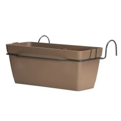 Jardinera 40 Cm Con Soporte Perimetral Metálico