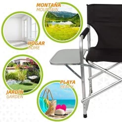 Silla Plegable Director Para Camping Aktive -Tienda de muebles de jardín 0c8829a203a71a703fb19e67e78136264f23aabe 3b132e9c55de40e894548b134a17cc87