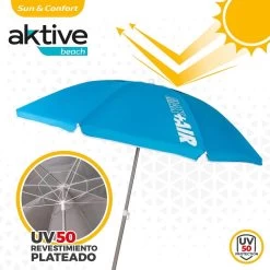 Sombrilla Playa 200 Cm Tubo Aluminio Aktive Beach -Tienda de muebles de jardín 0d1b52f22174956e7e26a9ac8ef20043375eb05a d3ebcea7c4074239be483f69d4579043