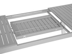 Mesa De Jardín Extensible De Metal Gris Claro/blanco 175/255 X 100 Cm PERETA -Tienda de muebles de jardín 0e97b6e5c750090128abf4807b33f4b30a86daa8 70740410387048439c3237d328005f2a