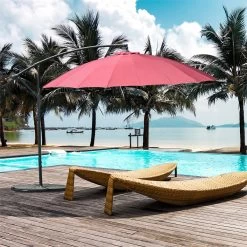 Outsunny Sombrilla Ø300 Cm Parasol De Jardín Con Manivela Manual 18 Costillas Y Base Cruzada Rojo 5 Outsunny Sombrilla Ø300 Cm Parasol De Jardín Con Manivela Manual 18 Costillas Y Base Cruzada Rojo -Tienda de muebles de jardín 0ee4f5785c09cb34e9704a7f7d3c1c18d7fcb0c8 faad38c0fadf48ae8be560263e595520