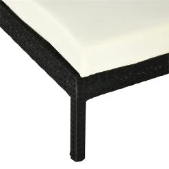 Outsunny Tumbona De Ratán De Jardín Con Cojines Acolchados Respaldo Ajustable En 5 Posiciones 2 Ruedas Y Tela Extraíble Lavable 67x196x96 Cm Negro -Tienda de muebles de jardín 0f722724a62d831d03133074b52f763c0d8e99af cdbff54ffa814f259e43fb61a35f4bb3