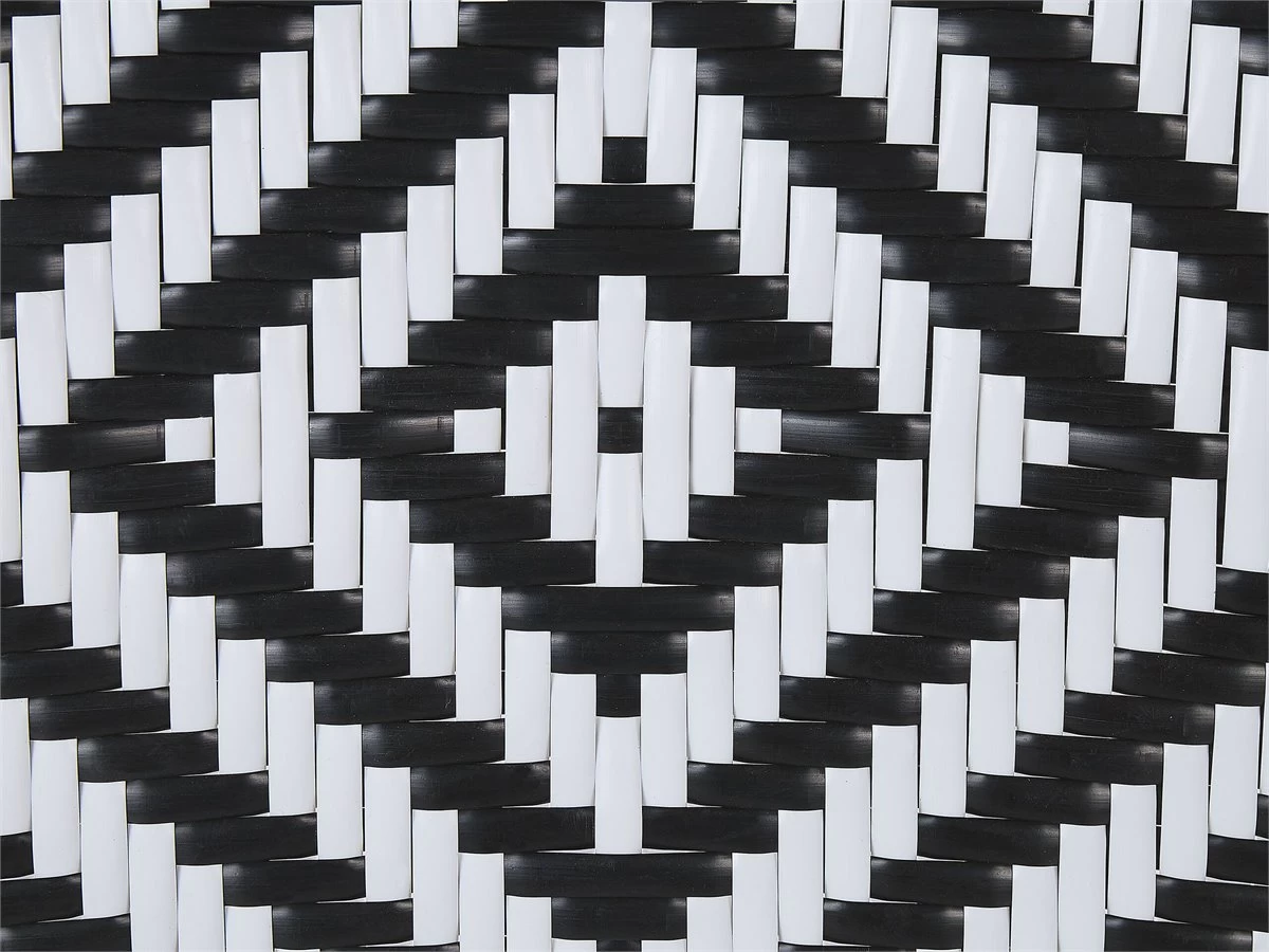 Conjunto De 4 Sillas De Jardín Negro/blanco RIFREDDO 14 Conjunto De 4 Sillas De Jardín Negro/blanco RIFREDDO - Imagen 12