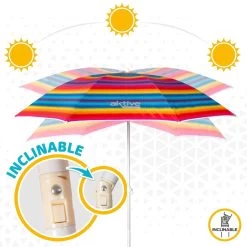 Sombrilla Playa 180 Cm Con Protección UV50 Aktive Beach -Tienda de muebles de jardín 10fc55b2c1d91195324effeca35787edb10653b6 f0d5ffd4ab684015b9993b711fa3910f