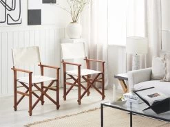 Conjunto De 2 Sillas De Jardín Madera Oscura/blanco Crema CINE 18 Conjunto De 2 Sillas De Jardín Madera Oscura/blanco Crema CINE -Tienda de muebles de jardín 1313c0e5c854d50682403d84acd757a9957063f7 95ad8a96bdb5459b986e4a10e1a89cff