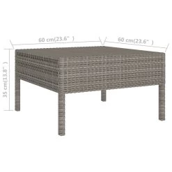 Set De Muebles De Jardín 14 Pzas Y Cojines Ratán Sintético Gris VidaXL -Tienda de muebles de jardín 13850ad3f62f18d1817fb527c9296be225419b1d 4635789943024a6f897fab84ec1fc42b