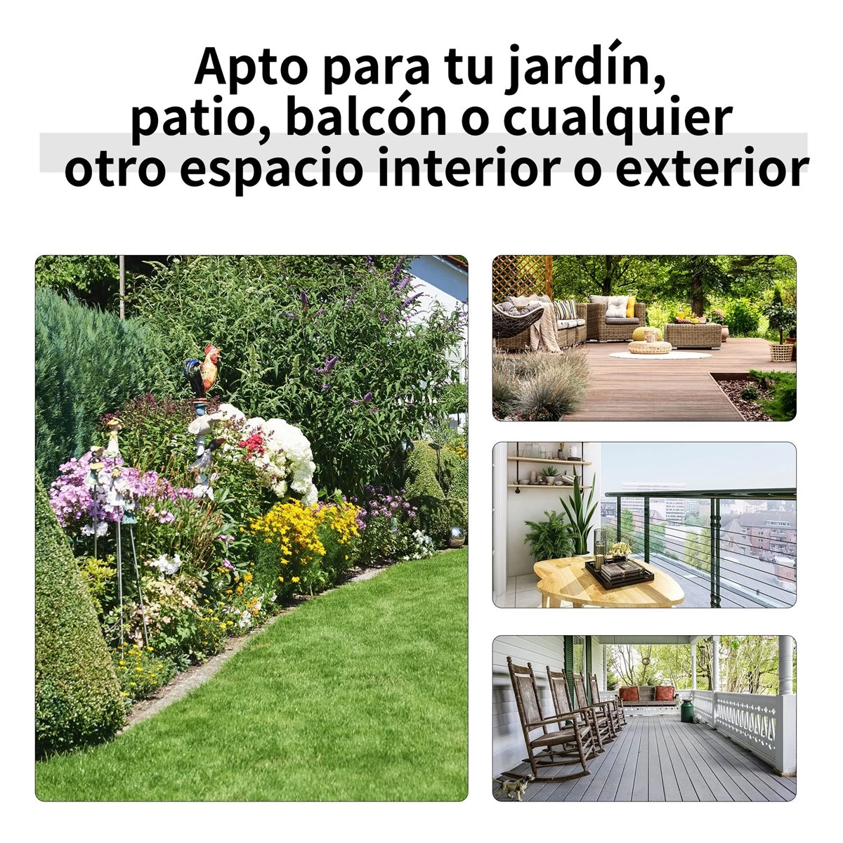 Outsunny Set De Muebles De Jardín Mesa Redonda Ø46x49 Cm Y 2 Sillas Mecedoras 68x90x106 Cm Plegables Con Bloqueo Para Exterior Patio Beige 9 Outsunny Set De Muebles De Jardín Mesa Redonda Ø46x49 Cm Y 2 Sillas Mecedoras 68x90x106 Cm Plegables Con Bloqueo Para Exterior Patio Beige - Imagen 7