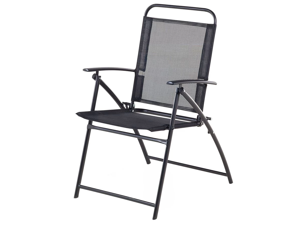 Conjunto De Jardín En Acero Negro Con 6 Sillas LIVO 11 Conjunto De Jardín En Acero Negro Con 6 Sillas LIVO - Imagen 9