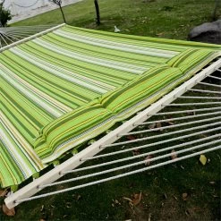 Outsunny Hamaca Colgante De Algodón Para Jardín Camping Playa Picnic Con Almohadilla 188x140cm Con Carga De 180 Kg -Tienda de muebles de jardín 1531f89a6a680ef021e5ea623823dbf9fee4d0ee 4802b2a42a514dd78efebf264b84cf26