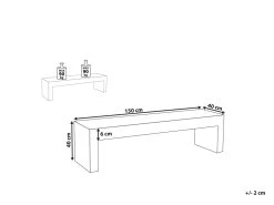 Banco De Jardín De Cemento Reforzado Blanco TARANTO -Tienda de muebles de jardín 15365f4ad50333326f5023cedd769b8e2090853a 4d9dc65147ce4e868828626b7b5a8e7d