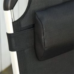 Outsunny Tumbona Plegable Reclinable De Aluminio Con Reposacabezas Extraíble Y Respaldo Transpirable Ajustable En 4 Posiciones Para Jardín Terraza Camping Exterior 170x60x76 Cm Negro -Tienda de muebles de jardín 161a055a42c5ecad47e2204dabcc382f67b10725 2ac0dc335f8b408ab3b8b3b4a58444a8