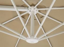 Sombrilla Voladiza De Poliéster Gris Pardo/blanco 295 Cm SAVONA II -Tienda de muebles de jardín 16ad838f5c0d18e76b498c0e8390677f164b9361 e3144ad986fa46e6afb0708759cc0045