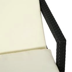 Outsunny Tumbona De Ratán De Jardín Con Cojines Acolchados Respaldo Ajustable En 5 Posiciones 2 Ruedas Y Tela Extraíble Lavable 67x196x96 Cm Negro -Tienda de muebles de jardín 17ac0a2345c7dea0fcfb97f9894ea40b20f25b81 90c41dca84904e41b43b011e079eccbc