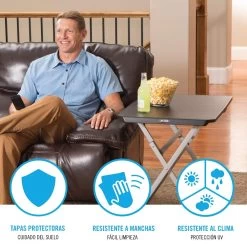 Mesa Personal Plegable Rectangular 75x50,5x66 Cm LIFETIME -Tienda de muebles de jardín 181d8075c44682808c727d7057495b54f0b5eb7b 7c719b51d52246d994795926e30abd8e