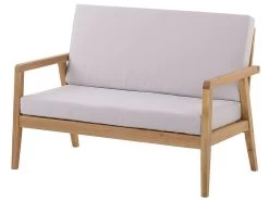 Conjunto De Jardín 4 Plazas Con Mesa De Madera De Acacia Clara/gris Pardo PALLANO -Tienda de muebles de jardín 1837352425e2c0747c22f12d06fe792139d4b8cd ef3b7dd70a5345f2a0c4caf7bc45a213