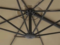 Sombrilla Voladiza De Poliéster Gris Pardo/negro 295 Cm SAVONA II -Tienda de muebles de jardín 1839dd097766595768c429b28d67c50369c2507d dbacc71847454bf08d6eb161f6e31d42