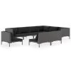 Set Muebles Jardín 9 Pzas Y Cojines Ratán Sintético Gris Oscuro VidaXL -Tienda de muebles de jardín 1a39423522b5b93275a94fa336ce213022222c01 9e6eeb8a033b487d9b3da624b8db2e86