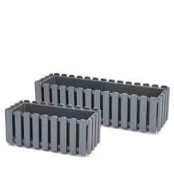 Prosperplast Jardinera Para Balcón BOARDEE FENCYCASE, Dimensiones (mm) 580x180x162, Color Gris Piedra -Tienda de muebles de jardín 1ace6ead378a4f9d02d6b959a580cf0245968d3d 29bd9099d97d43e0a316eb474c645b82