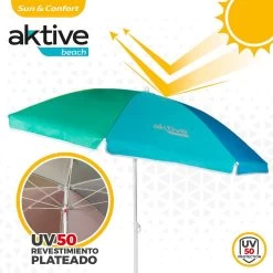 Sombrilla Playa 180 Cm Con Protección UV50 Aktive Beach -Tienda de muebles de jardín 1b6a45b39d97c83234d17cf44feb065d42efaa6e 20febcb9fb5c47438fdd2c4f6c68c9d8