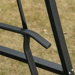 Outsunny Columpio Balancín De Jardín De 2 Plazas Con Techo Ajustable Respaldo Transpirable Y Marco De Acero Para Balcón Terraza Exterior Carga Máx. 220 Kg 150x110x170 Cm Gris -Tienda de muebles de jardín 1ba9db40dbb329355f8f2a807d048fafe93a6035 ed284418e7da4e4f9e69b610369d8ef3