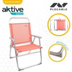 Silla Plegable Aktive Flamingo Coral 48 X 88 X 50 Cm (4 Unidades) -Tienda de muebles de jardín 1c80aa7aadefc7922a3a0585864fc721afc0ef9a 0db06f7bb8fa46228244602543a5edff