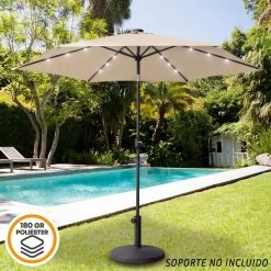 Sombrilla Para Jardín Hexagonal 18 Luces LED Inclinable Aktive -Tienda de muebles de jardín 1c94dbd06cd4163d5921cbc2051feb118c9c644f f0c634517f1b4691964ee944eb966b36