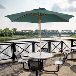 Outsunny Sombrilla Parasol De Madera Ø250x230cm Para Exterior Con 6 Varillas Sistema De Cuerda Con Fijación Desmontable Portátil Fácil De Guardar Y Transportar Verde 5 Outsunny Sombrilla Parasol De Madera Ø250x230cm Para Exterior Con 6 Varillas Sistema De Cuerda Con Fijación Desmontable Portátil Fácil De Guardar Y Transportar Verde -Tienda de muebles de jardín 1caeae7df96193415311062395a042e1d140d26d 6de6cbcae7ed4654a381cadc0cb92512