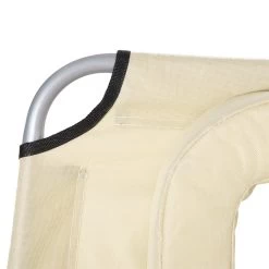 Outsunny Tumbona Reclinable Y Plegable De Jardín Con Orificio De Lectura Reposacabezas Y Respaldo Ajustable En 5 Niveles Para Playa 182x56x24,5 Cm Beige -Tienda de muebles de jardín 1d41ac038e75bc60ecbfaddd58d940e583306899 5306cfe1d8644d61a3c84ed6f093bccd