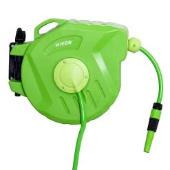 Outsunny Carrete Para Manguera 15M+1,5M Soporte Mural Portamanguera Roll-up Automático Giratorio 180° Con Pistola De Pulverización Base De Pared Conector De Manguera Para Jardín Terraza -Tienda de muebles de jardín 1dc2285790ae805e77d1110193cd246d524c28b4 8b46627192a04fa5aa87ca2b09fc766a