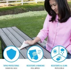 Banco Convertible En Mesa LIFETIME Color Gris -Tienda de muebles de jardín 1f3547e8e63ff9518ceff43ddf1b39a2c4703453 7609b87610484e3387ed73f05ebb7841