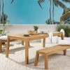 Mesa De Jardín De Madera De Acacia Clara 210 X 90 Cm LIVORNO -Tienda de muebles de jardín 2064096ad6a693ce5456603e68c60299226cd58a 1385a55c3c7740e09d325c4ee40bb4ae