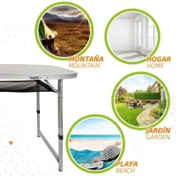 Mesa Plegable Altura Regulable Para Camping Con Malla Aktive -Tienda de muebles de jardín 20670bcd052e1651bed8d6491d6ef3418f1fac4d 1ec40342effc405386feadc372ff3f81