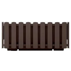 Prosperplast Jardinera Para Balcón BOARDEE FENCYCASE, Dimensiones (mm) 580x180x162, Color Marrón
