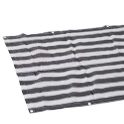 Outsunny 2 Pantallas De Privacidad Para Balcones O Terraza Revestimiento HDPE Para Exteriores Tela Protectora Para Balcón Patio Con Cuerdas 500x90 Cm Gris Y Negro -Tienda de muebles de jardín 2489f992ebb74f5190f678d7dd9e94e53e43067b 87fbef2537d64e7290ff3675ff47e0b9