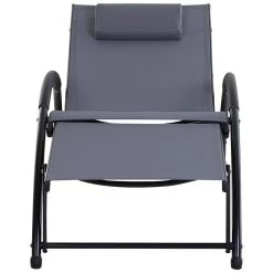 Outsunny Tumbona De Jardín Aluminio Reclinable Con Respaldo Ajustable De 5 Niveles Reposapiés Regulable Y Reposacabezas Extraíble Para Terraza Balcón Exterior 66x152x81 Cm Gris -Tienda de muebles de jardín 25d60e1f896be4aedaf5fe04e797dcd22635b732 7bdec72b918f4b8f86bc8f0c1228cfcd