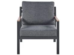 Conjunto De Jardín 4 Plazas Gris Oscuro DELIA -Tienda de muebles de jardín 2799769ea149ebf05b89d7c97fbcb990786975c9 667ed193f311432692f9b049b518badc