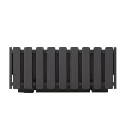 Prosperplast Jardinera Para Balcón BOARDEE FENCYCASE, Dimensiones (mm) 380x180x162, Color Antracita