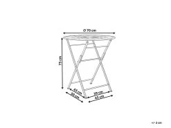 Mesa De Balcón De Metal Rojo ø 70 Cm SCARIO -Tienda de muebles de jardín 2910d6d354c3befc7c7e845eda19c007aff83ae3 e2482ad38b5c48d1a13dcd37936a0042