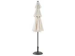 Sombrilla De Poliéster Beige Claro/negro ⌀ 285 Cm BIBIONE 13 Sombrilla De Poliéster Beige Claro/negro ⌀ 285 Cm BIBIONE -Tienda de muebles de jardín 293479de331de66337a48bf898dba57b7eb2f194 d0a52514ec8841dcbe1a26d4fac2a724