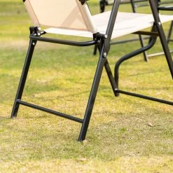 Outsunny Conjunto De Muebles De Jardín Con 4 Sillas Plegables Mesa De Comedor De Vidrio Y Sombrilla Inclinable Protección Del Sol Para Patio Terraza Exterior 80x80x70 Cm Beige -Tienda de muebles de jardín 29dd0f92e4230de6257c7d8a272f7454cf67bdf8 814835bc362b4c9e8d9bf6f5eee81446